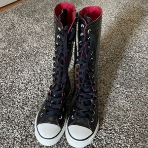 Gently worn super high chuck Taylor’s.